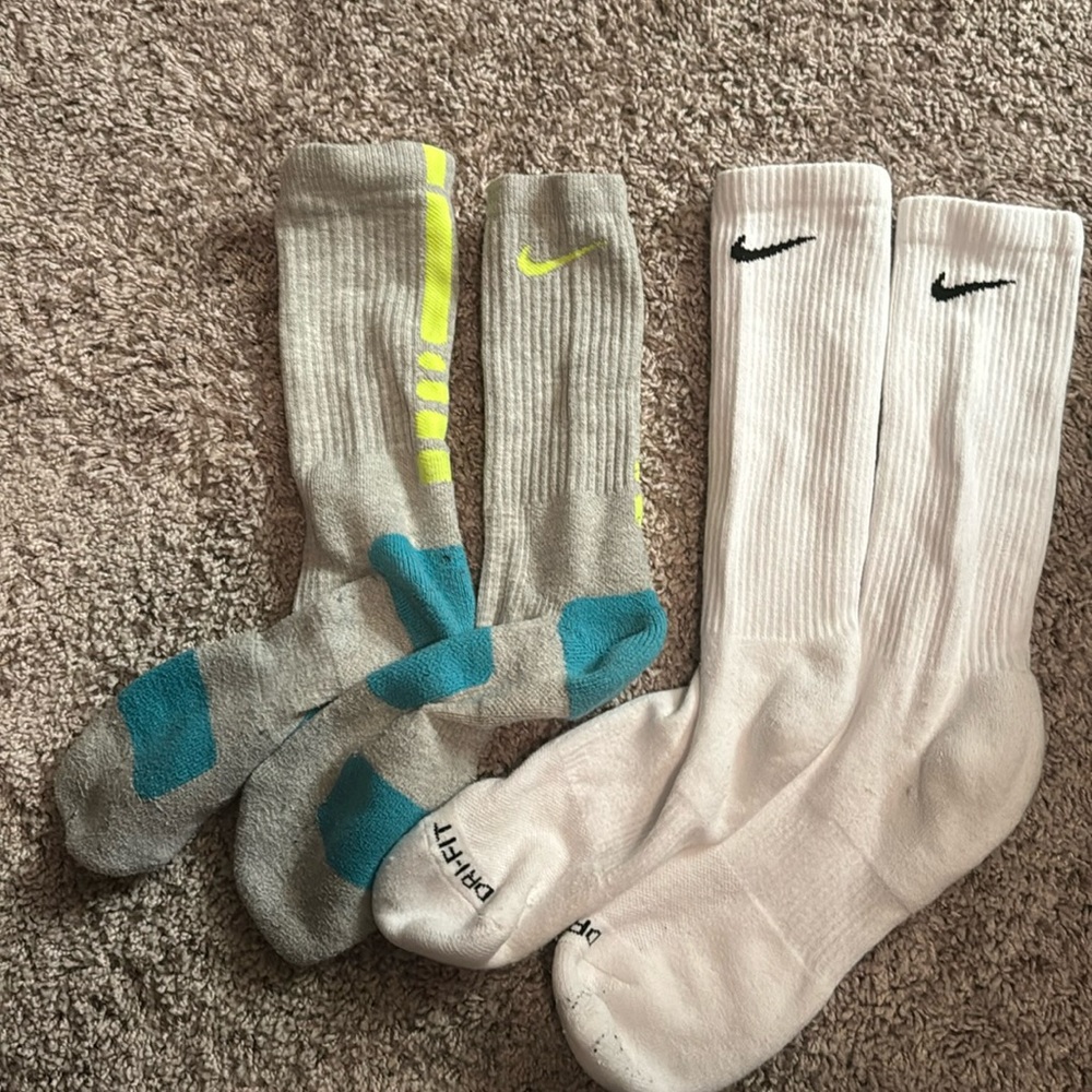 NIKE dri fit tall socks